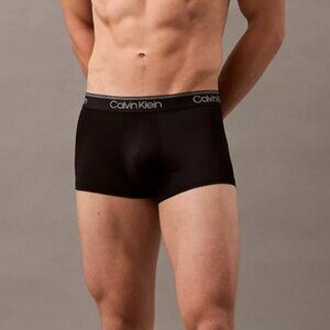 Calvin Klein Men's Micro Stretch Trunks Underwear Small  Black & Gray - 2 Pair